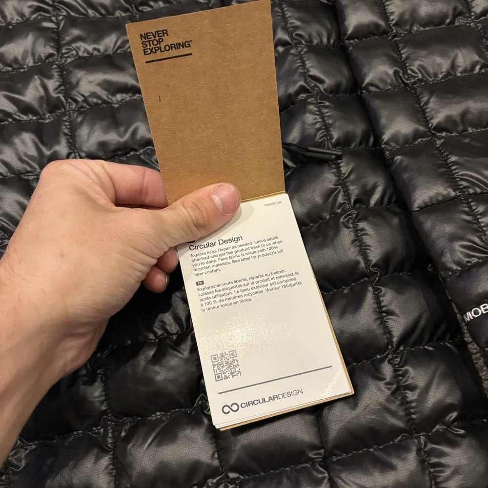 NEW The North Face Thermoball Hooded Jacket Black Men's Large L NFOA8D1N $250